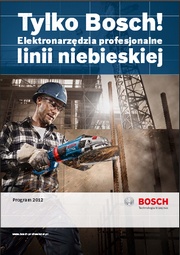 Katalog elektronarzędzi Bosch