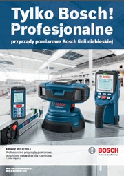 Bosch - katalog narzędzi pomiarowych